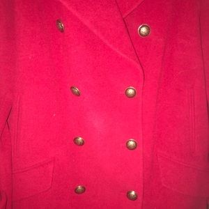 Women’s Red Larry Levine coat